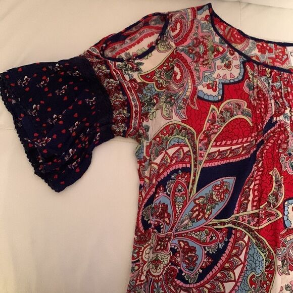 Bila Cute Ruffles Sleeve Top Tunic Size M - Picture 5 of 8